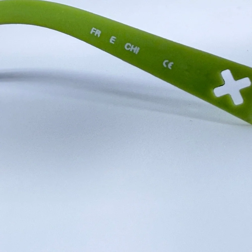 X Games Corkscrew Eyeglasses Flexon Marchon Black Lime Green 47 18 135 Kids Boys